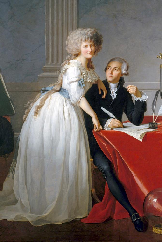 Портрет господина Лавуазье и его жены